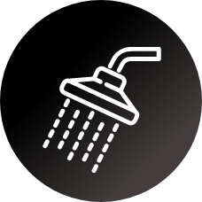 シャワー(バスタブ無し)